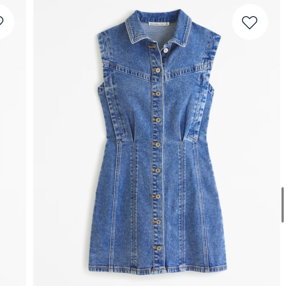Abercrombie Denim Dress Size L